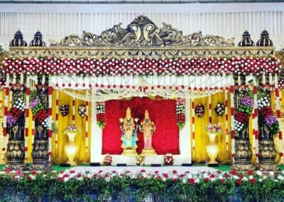 Wedding stage decoration