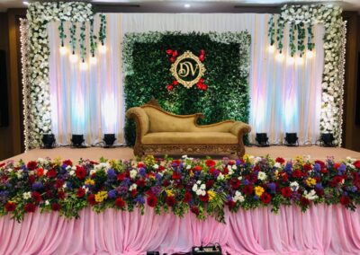 eangagement flower dcoration