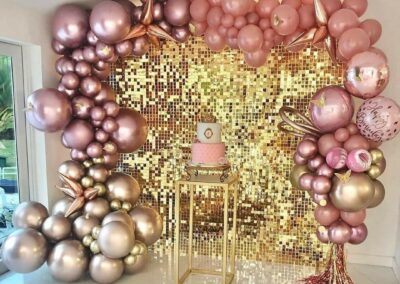 Birthday balloon decoration