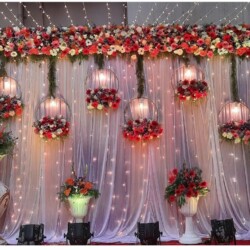 Half saree function decoration