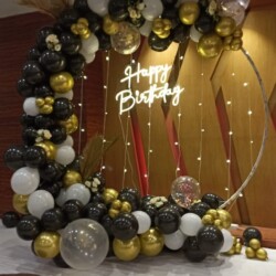 Birthday balloon decoration