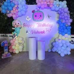 Birthday balloon decoration