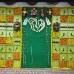 Baby shower flower decoration | Backdrop decor