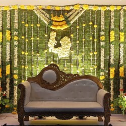 Baby shower flower decoration