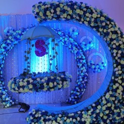 Cradle ceremony flower decoration