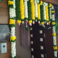 House warming flower decoration