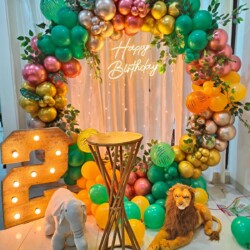 Birthday balloon decoration