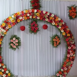 Baby shower flower decoration