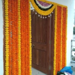 House warming flower decoration