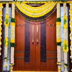 House warming flower decoration