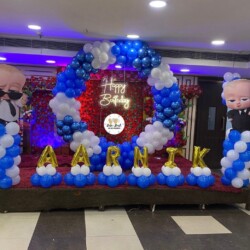 Birthday balloon decoration