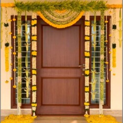 House warming flower decoration