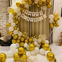 Birthday balloon decoration