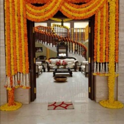 House warming door decoration