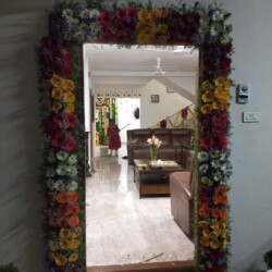 House warming flower decoration