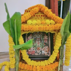 oppo_1026 House warming flower decoration