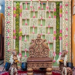 Baby shower flower decoration