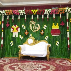 Baby shower flower decoration