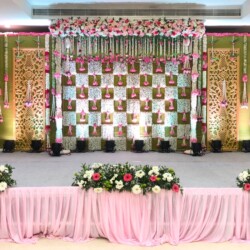 Half saree flower decoration