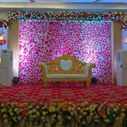 Engagement flower decoration