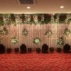 Engagement flower decoration