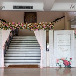 Office inauguration flower decor