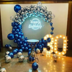 Birthday balloon decoration