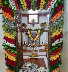 House warming flower decoration